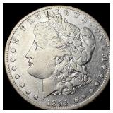 1895-S Silver Morgan Dollar ABOUT  UNCIRCULATED
