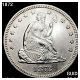 1872 Seated Liberty Quarter UNCIRCULATED