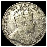 1907 Canada Silver 10 Cents