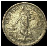 1920 Philippines Silver 20 Centavos