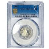 1882 Seated Liberty Dime PCGS PR67 DCAM