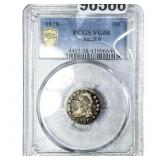 1820 Capped Bust Dime PCGS VG08 Small O