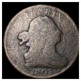 1803 Draped Bust Half Cent NEARLY  UNCIRCULATED