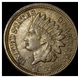 1862 Copper-Nickel Indian Head Cent CHOICE AU