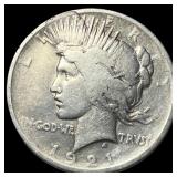 1921 Silver Peace Dollar LIGHTLY CIRCULATED