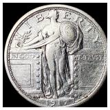 1917-D Type 1 Standing Liberty Quarter  CLOSELY U