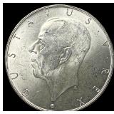1938 Sweden Silver 2 Kroner UNCIRCULATED