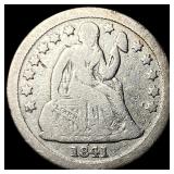 1841-O Silver Seated Liberty Dime NICELY CIRCULATE
