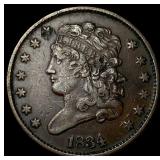 1834 Classic Head Half Cent NEARLY UNCIRCULATED