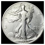 1920-S Silver Walking Liberty Half Dollar LIGHTLY