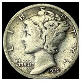 1926-S Silver Mercury Dime LIGHTLY CIRCULATED