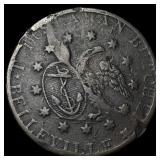 1837 Lower Canada Half Penny Token LIGHTLY CIRCULA