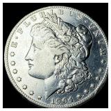 1904-S Silver Morgan Dollar NEARLY UNCIRCULATED