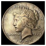 1921 Silver Peace Dollar LIGHTLY CIRCULATED