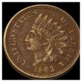 1863 Indian Head Cent CLOSELY UNCIRCULATED