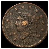 1833 Coronet Head Large Cent NEARLY  UNCIRCULATED