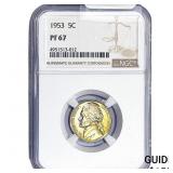 1953 Jefferson Nickel NGC PF67