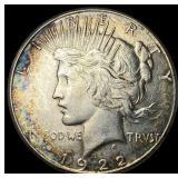 1922 Silver Peace Dollar CHOICE AU