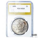 1899 Morgan Silver Dollar PGA MS64
