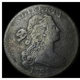 1798 Large Cent Draped Bust Reverse of 1797 LIGHTL