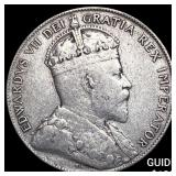 1907 Newfoundland Silver 50 Cents