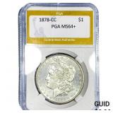 1878-CC Morgan Silver Dollar PGA MS64+