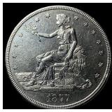 1877-S Silver Trade Dollar CLOSELY UNCIRCULATED