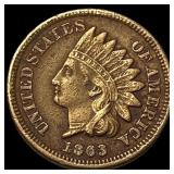 1863 Indian Head Cent NEARLY UNCIRCULATED