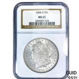 1904-O Morgan Silver Dollar NGC MS65