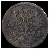1902 Russia Silver 10 Kopeks