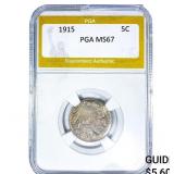 1915 Buffalo Nickel PGA MS67