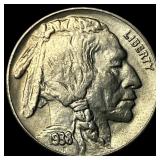 1938-D Nickel Buffalo Five Cents CHOICE BU