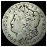 1904-S Silver Morgan Dollar LIGHTLY CIRCULATED