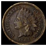 1863 Indian Head Cent NEARLY UNCIRCULATED