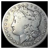 1904-S Silver Morgan Dollar NICELY CIRCULATED