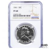 1961 Franklin Half Dollar NGC PF68