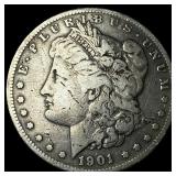 1901-S Silver Morgan Dollar LIGHTLY CIRCULATED