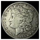 1886-O Silver Morgan Dollar LIGHTLY CIRCULATED