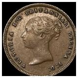 1844 Ceylon Copper 1/2 Farthing