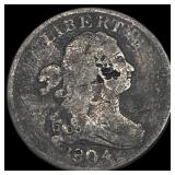 1804 Draped Bust Half Cent NICELY CIRCULATED