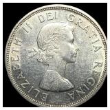 1964 Canada Silver Dollar Charlottetown. UNCIRCULA