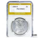 1900-O Morgan Silver Dollar PGA MS65+