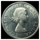 1958 Canada Silver Dollar British Columbia UNCIRCU