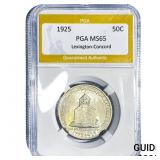 1925 Lexington Half Dollar PGA MS65