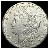 1921 Silver Morgan Dollar NEARLY UNCIRCULATED