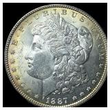 1887 Silver Morgan Dollar CHOICE BU