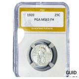 1920 Standing Liberty Quarter PGA MS63 FH