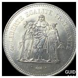1977 France SIlver 50 Francs