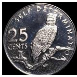 1978 Guyana Copper Nickel 25 Cents