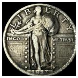 1923 Standing Liberty Silver Quarter NEARLY UNCIRC